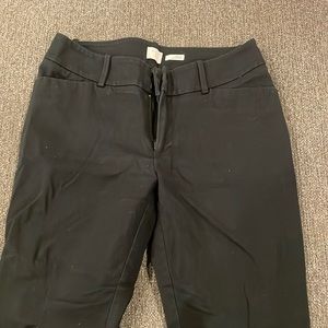 Black khakis size 6
